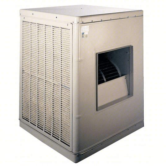 Champion 95SD - Commercial Evaporative Cooler Cabinet with 2 HP Motor, Complete Unit