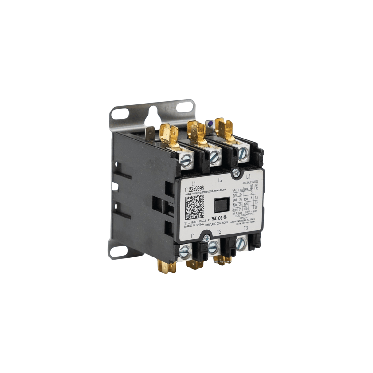 Heatcraft Refrigeration 2259996 208 - 240 V 25 A 3 - Pole Contactor