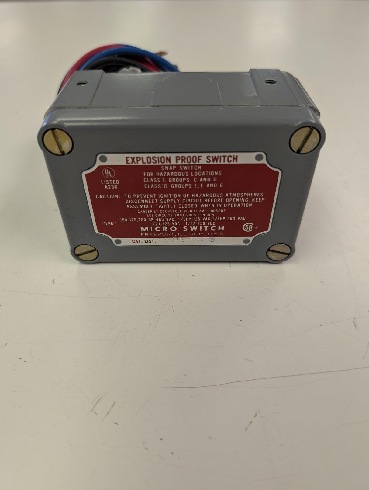 Honeywell EX - XR9 XPRF Limit Switch