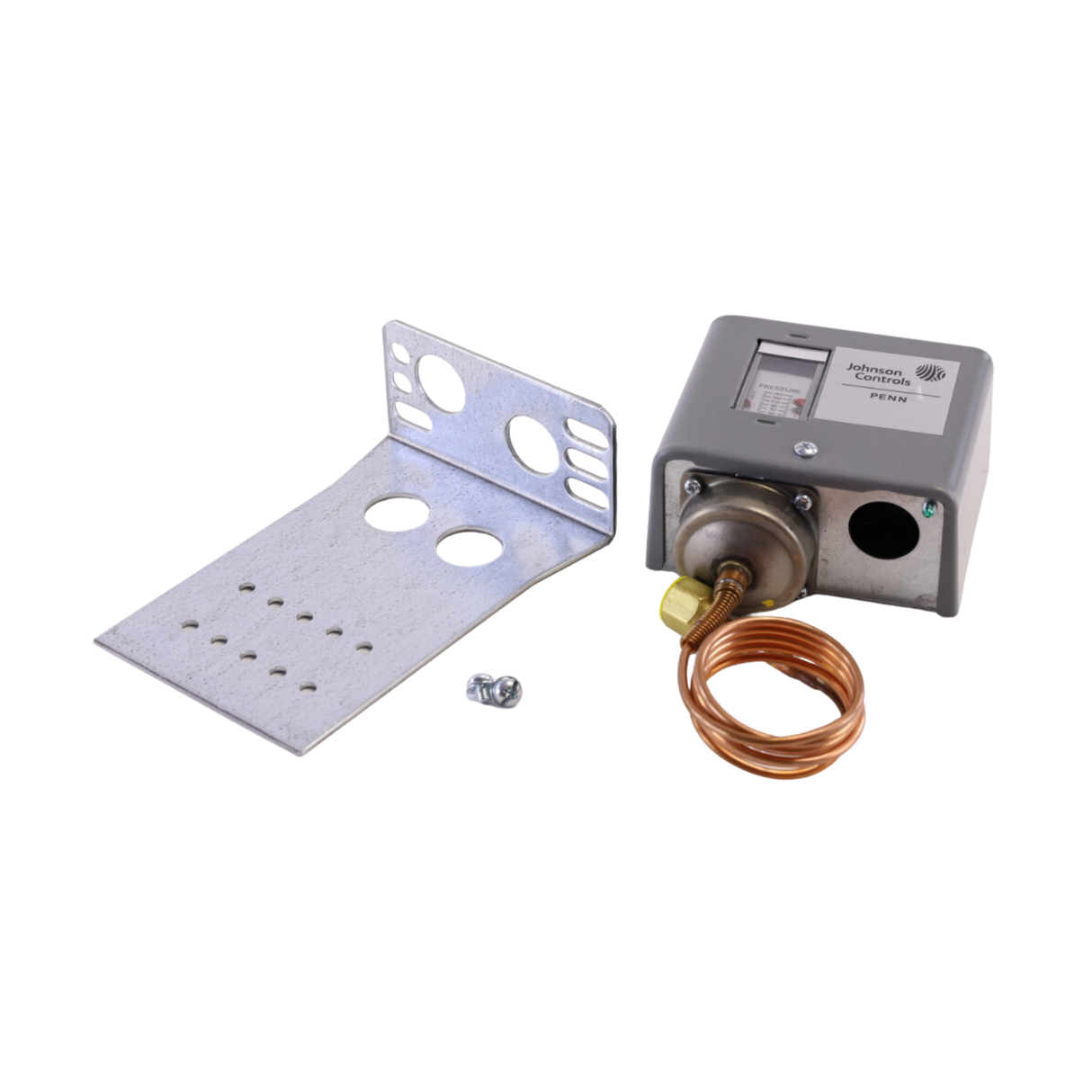 Johnson Controls P70AA-2 1/4" Flare Nut Connection Size, 36" Capillary Size, Close High Open Low, Pressure Control