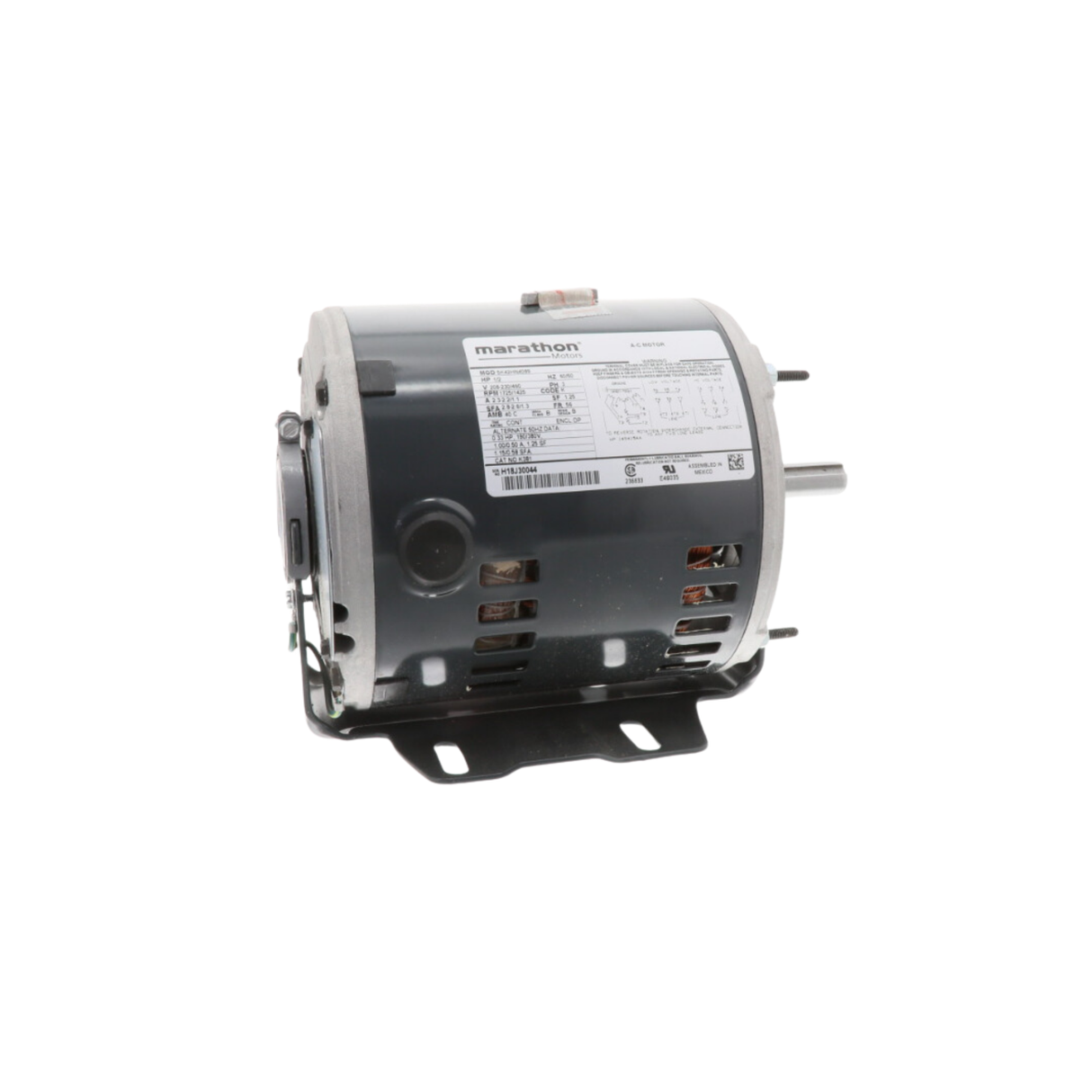 Regal Rexnord - Marathon K381 208-230/460V Input Voltage, 1/2HP, 60 Hertz, 1725/1425RPM Rotation Speed, 1 Speed, 3 Phase, Blower Motor