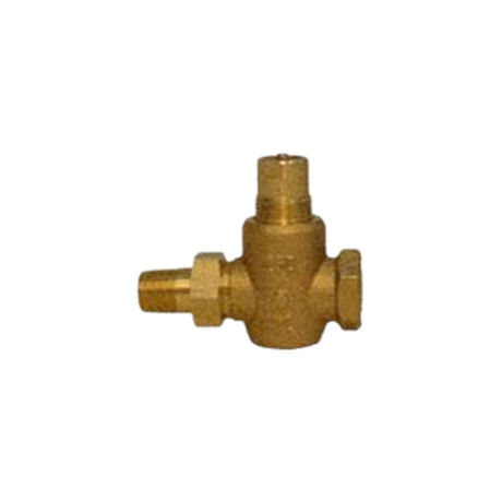 Siemens Building Technology 599-02045 3/4" NPT x Union Male 6.3 Cv 2-Way Normally Open Globe Brass Valve