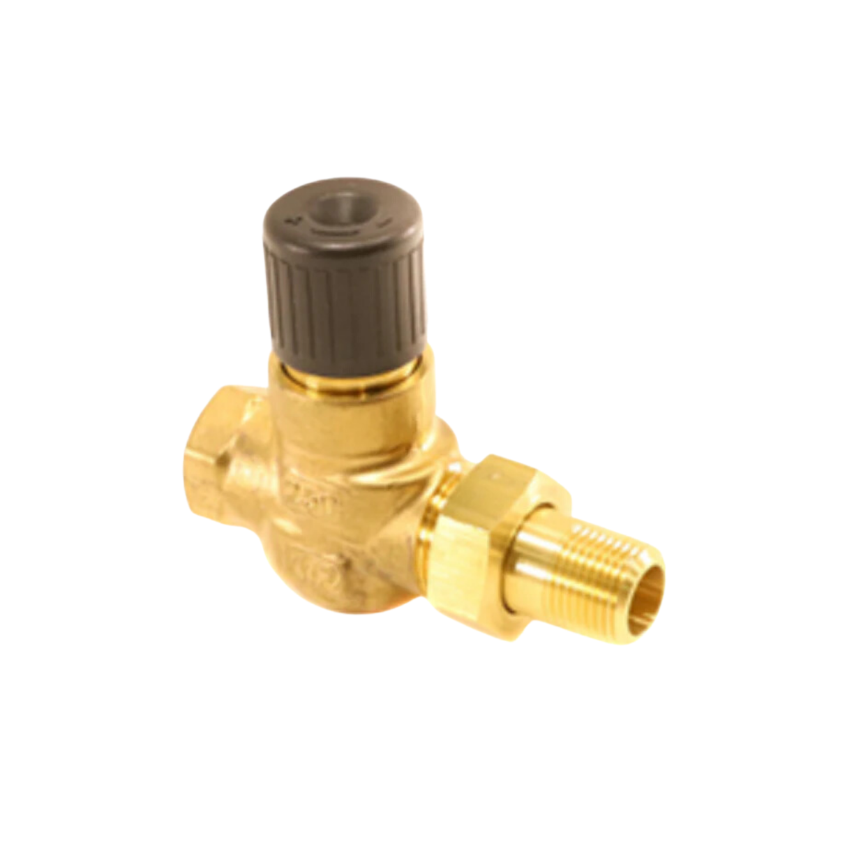 Siemens Building Technology 599-02031 1/2" NPT x Union Male 0.4 Cv 2-Way Normally Open Brass Valve