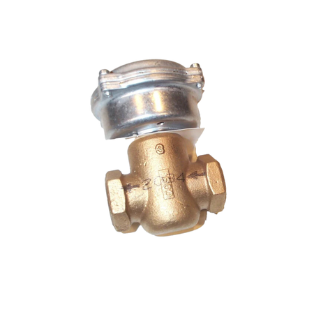 Siemens Building Technology 257-02034 1/2" NPT 1.0 Cv 2-Way Normally Open Brass Valve Assembly