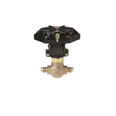 Siemens Building Technology 658-0014 1 1/4" Angle Union 16 Cv 2-Way Normally Open Brass Valve