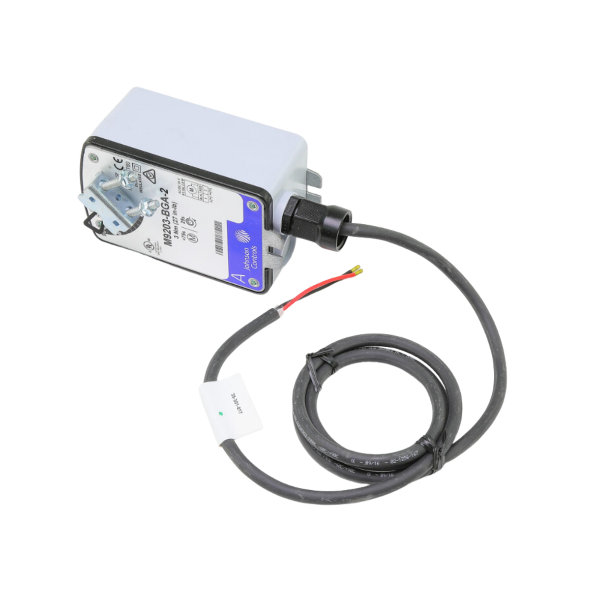 Johnson Controls M9203-BGA-2 24VAC, 24VDC Supply Voltage, Actuator with 48" Appliance Cable with 1/2" Conduit Connectors