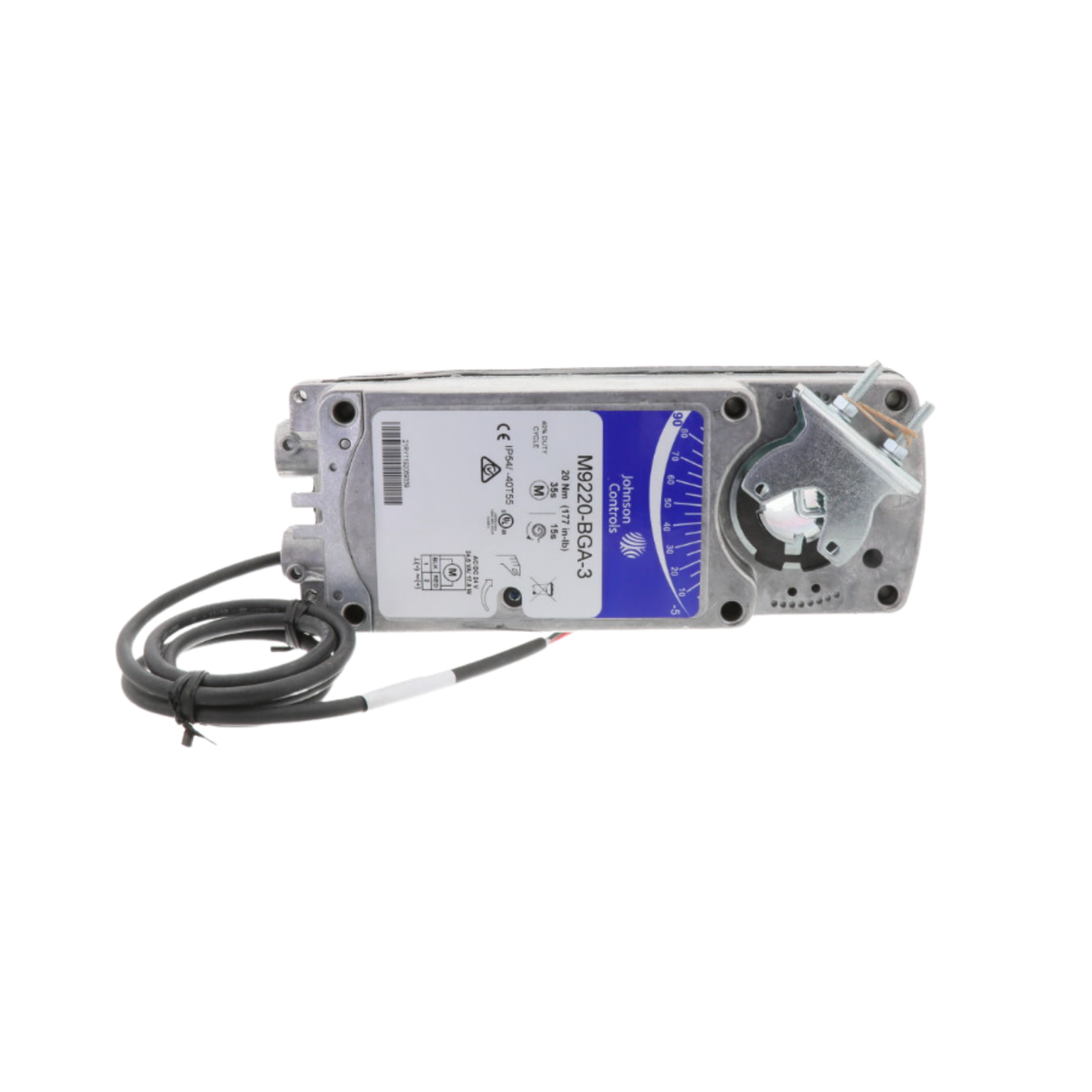 Johnson Controls M9220-BGA-3 24VAC, 24VDC Supply Voltage, Actuator with 48" Cable with Wire Leads