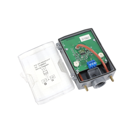 Johnson Controls DP1400X5U21F 0 - 0.5" Wc Pressure Range, Low Differential Pressure Transducer with IP67-Rated Housing