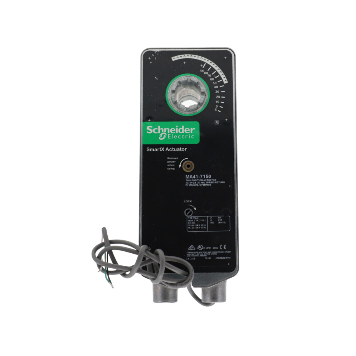 Schneider Electric (Barber Colman) MA41-7150 120V, 133 Lb-In, 2 Position, Spring Return, Actuator