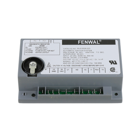 Fenwal 35-615526-223 24V, 30s Pre-Purge, 30s Inter-Purge, 7s Ignition Time, Automatic Ignition System