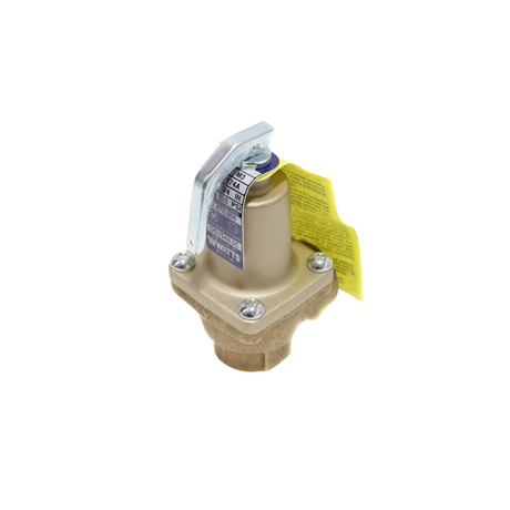 Watts 0274751 94 PSI Max Pressure, 3/4" Inlet x 3/4" Outlet Size, 30-150 PSI Range, Pressure Relief Valve