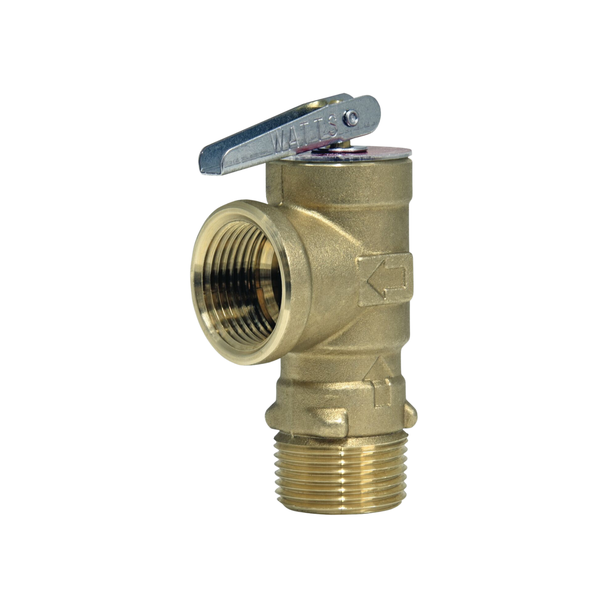 Watts 0556034 3/4" NPT 75 to 150 PSI Lead Free Copper Alloy Poppet Type Pressure Relief Valve