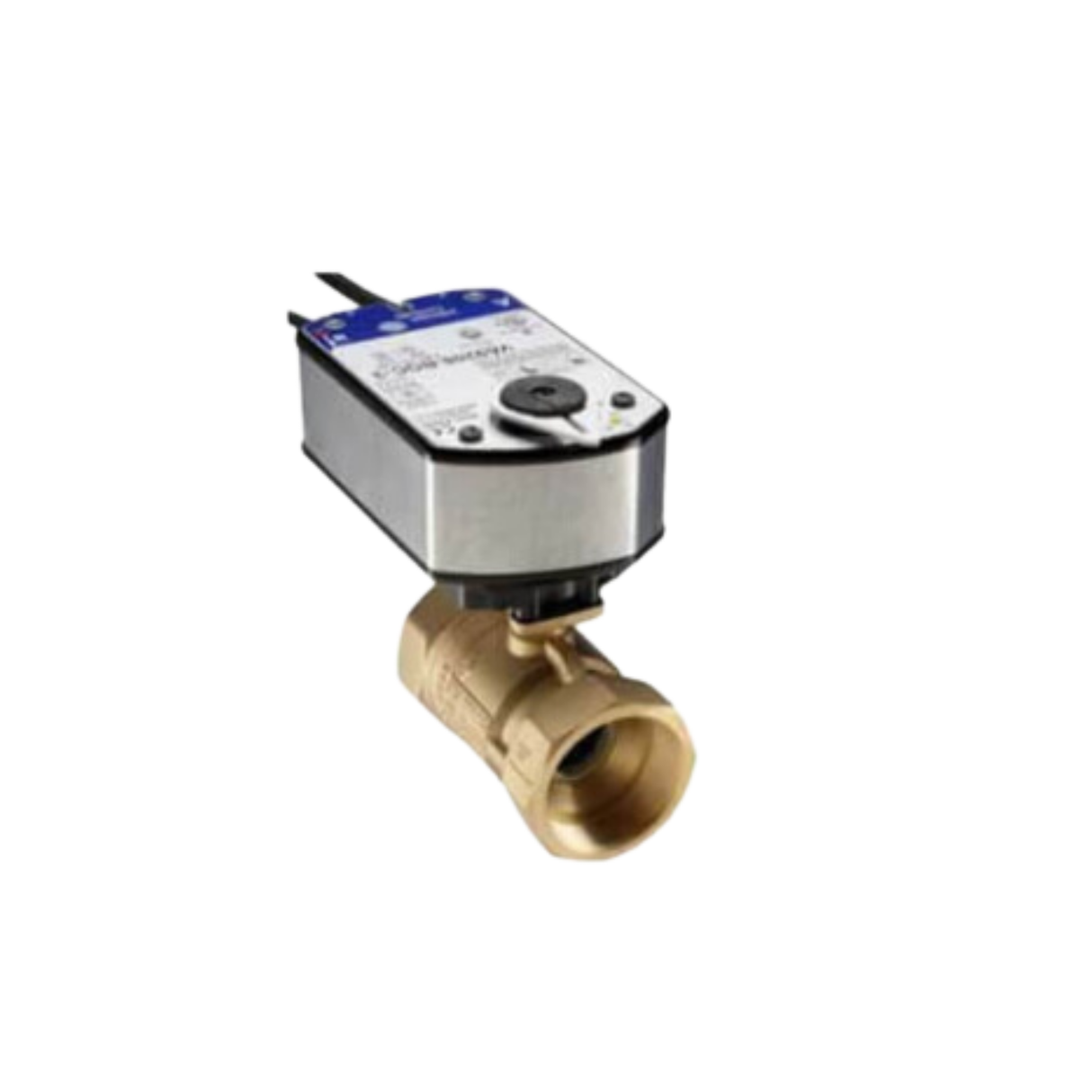Johnson Controls VG1245DP+938BGC 24VAC, 24VDC, 1 1/4" NPT Connection Size, 2 Way, Equal Percentage Flow, Actuated, Valve with 2 SPDT Auxiliary Switches