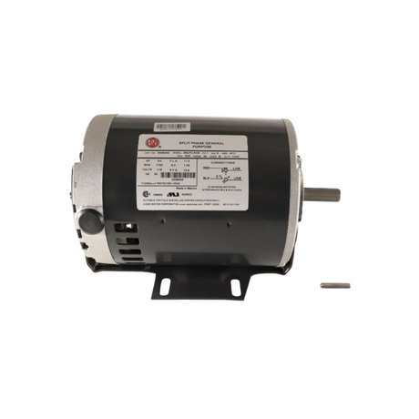 Nidec-US Motors D34B2N9 115 VAC 11.3 A 1725 RPM 3/4 HP General Purpose Motor