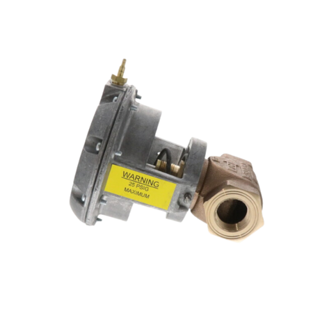 Johnson Controls VG7241LT+3008B 3/4" NPT Connection Size, 2 Way, Equal Percentage Flow, Valve with 3-6 PSI Spring Range Spring Return Exposed Pneumatic Actuator