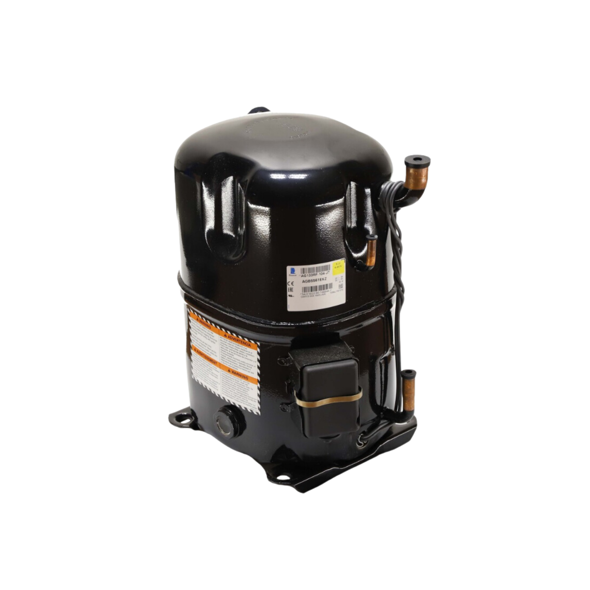 Tecumseh AG133RF-104-J7 61000 BTU, R22, 3 Phase, 200-230V, Compressor
