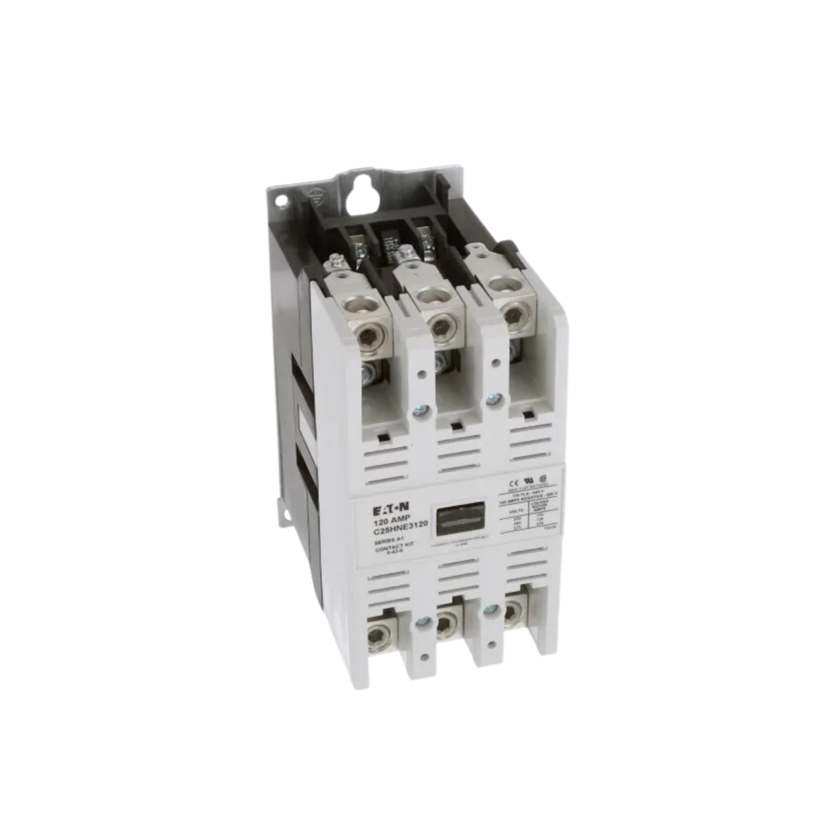 Cutler Hammer-Eaton C25HNE3120A 110/120 VAC 120 A 3-Pole Contactor