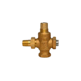 Siemens Building Technology 599-02040 1/2" Angle NPT x Union Male 2-Way Normally Open Brass Valve