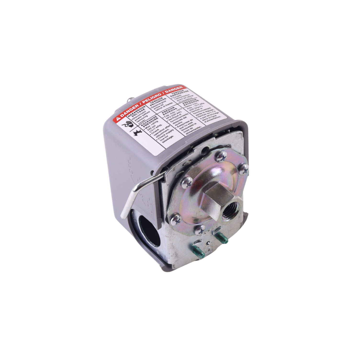 Schneider Electric (Square D) 9013FSG2J24M4 40-60 Pressure Differential Range, DPST, Water Pump Switch