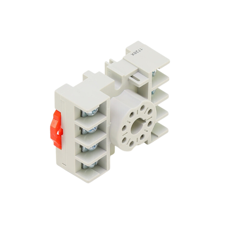 ICM Controls ACS-8 10A up to 480VAC, Relay Socket with 8-Pin Octal Plug-In Base