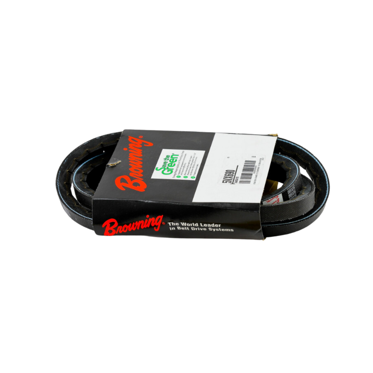 Browning 5VX690 69" Outside Diameter, EPDM, RMA, MPTA IP-20, Oil Resistant, 5V, Notched 358, Grip Belt