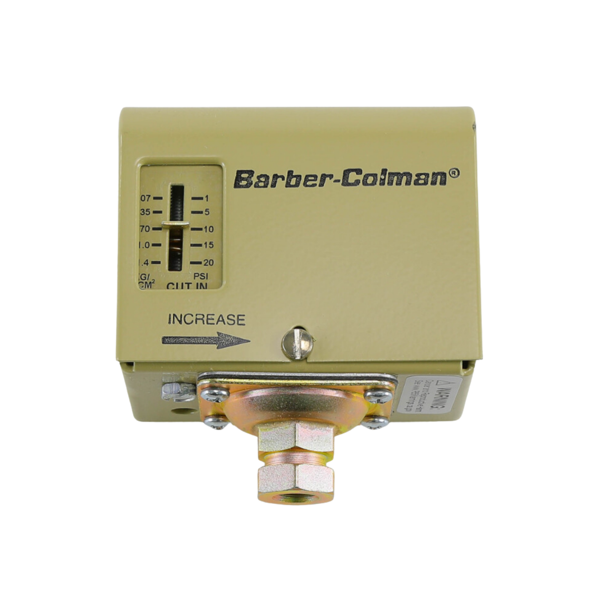 Schneider Electric (Barber Colman) PC-110 1-20 PSI, 1-5 PSI Differential, Surface, Track Mounting, 2 Position, Pneumatic to Electric Pressure Switch