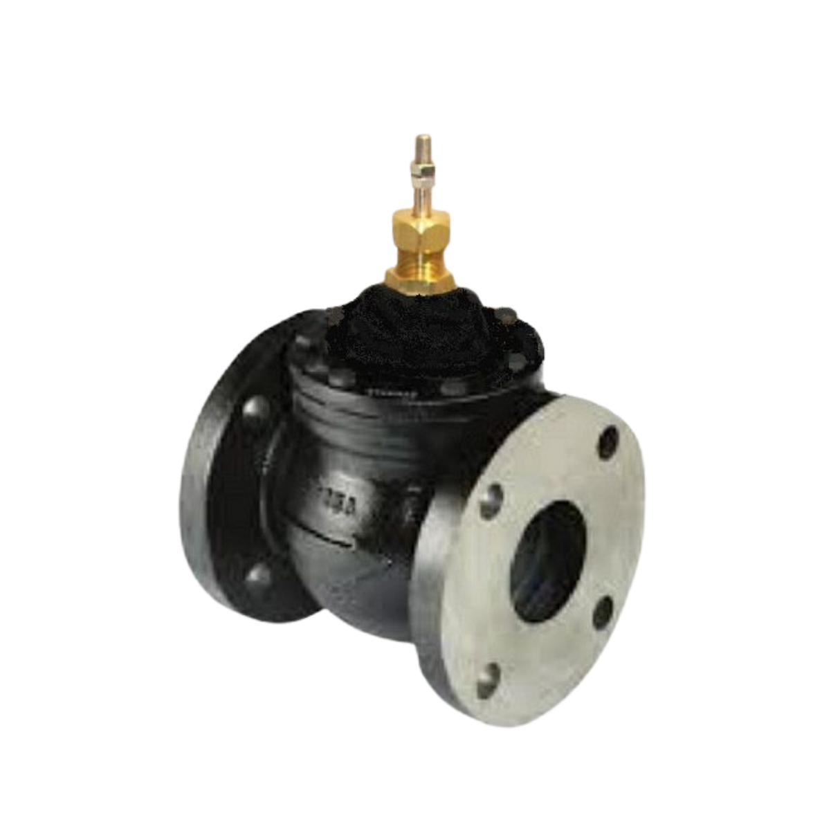 Johnson Controls VG2431TM 2 Way Flat-Faced Flange, ANSI Class 125, Modified Linear Flow, Globe, Valve, with 3/8" Threaded Stem with Push Down To Close Action