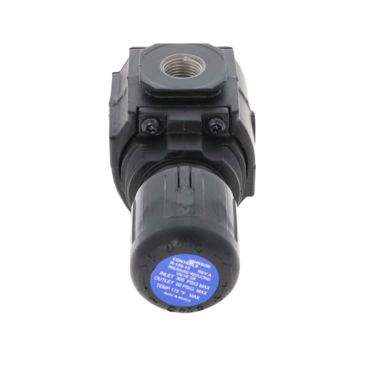 Johnson Controls R-130-15 3/8" NPT (Main Port), 1/4" NPT (Gage Port) Connection Size, Bracket Supported, Air Pressure Reducing Valve