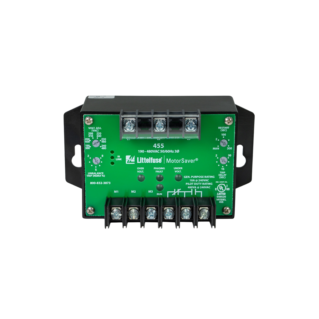 Littelfuse 455 190/480 VAC 50/60 Hz Voltage Monitoring Relays