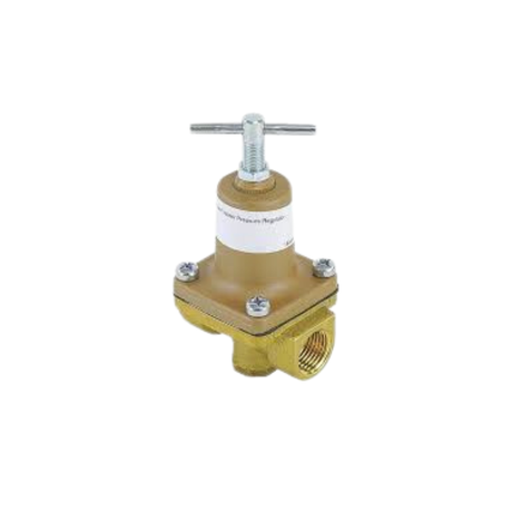 Watts 0009836 1/2" NPT 300 PSI 0 to 140 Degrees F 3-Way Brass Small Water Pressure Regulator