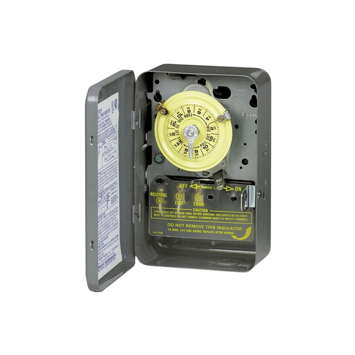 Intermatic T1471BR 120 VAC 60 Hz 24-Hour 4-SPST Mechanical Time Switch