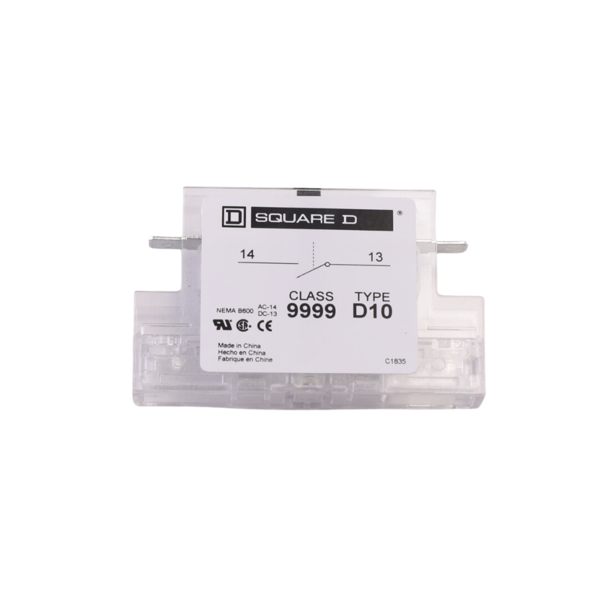 Schneider Electric (Square D) 9999D10 N/O Auxiliary Contact