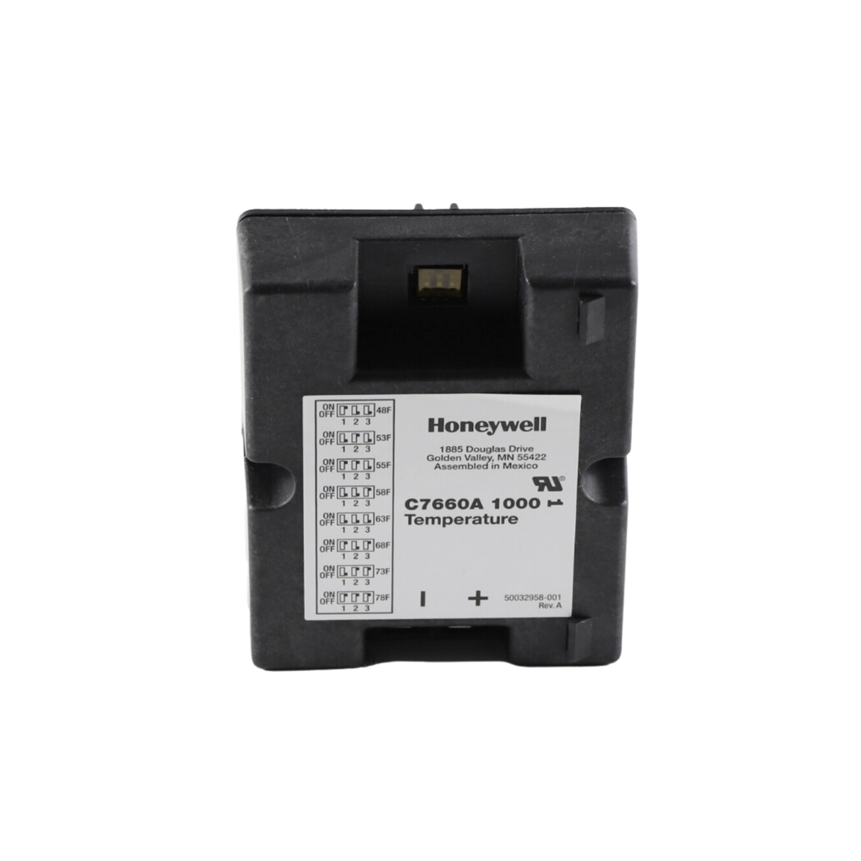 Honeywell C7660A1000 4-20 mA -40 to 150 Degrees F Selectable Temperature Sensor