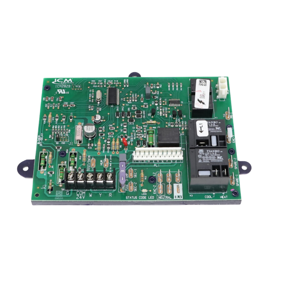 Furnace Mega Module ICM Controls ICM282B Fixed Speed Furnace Control Module, Circuit Board ...