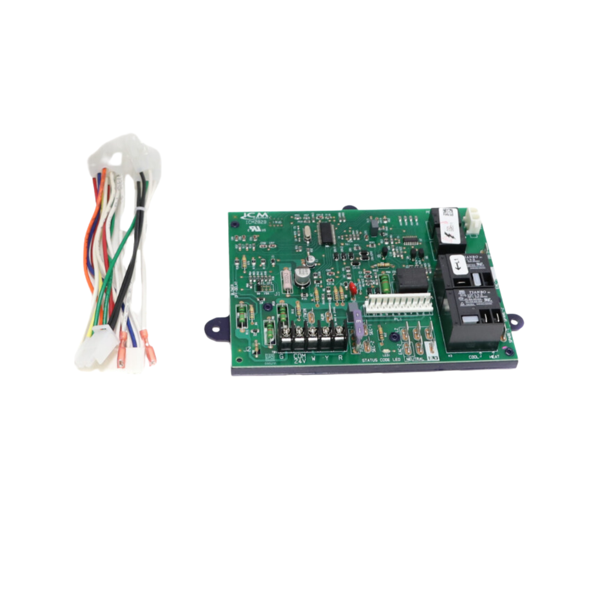 ICM Controls ICM282B Fixed Speed Furnace Control Module, Circuit Board and Plug Kit