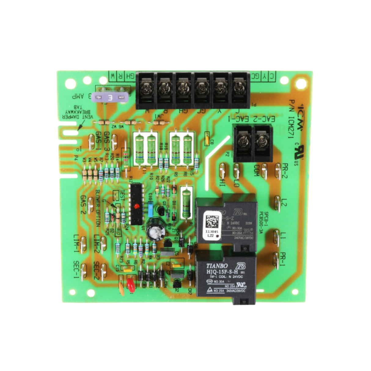 ICM Controls ICM271 18-30 VAC, Dual Function Time Delay, Control Board