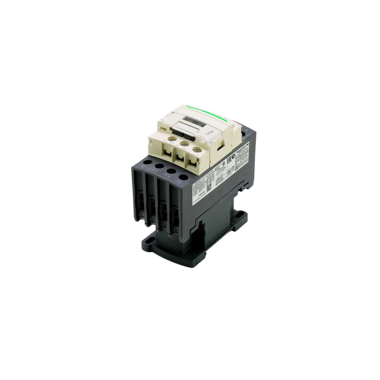 Schneider Electric (Square D) LC1D258G7 Non-Reversing Type with Screw Terminals, 120VAC Coil, 4 Pole, 25A, 2N/O 2N/C Electrical Contactor