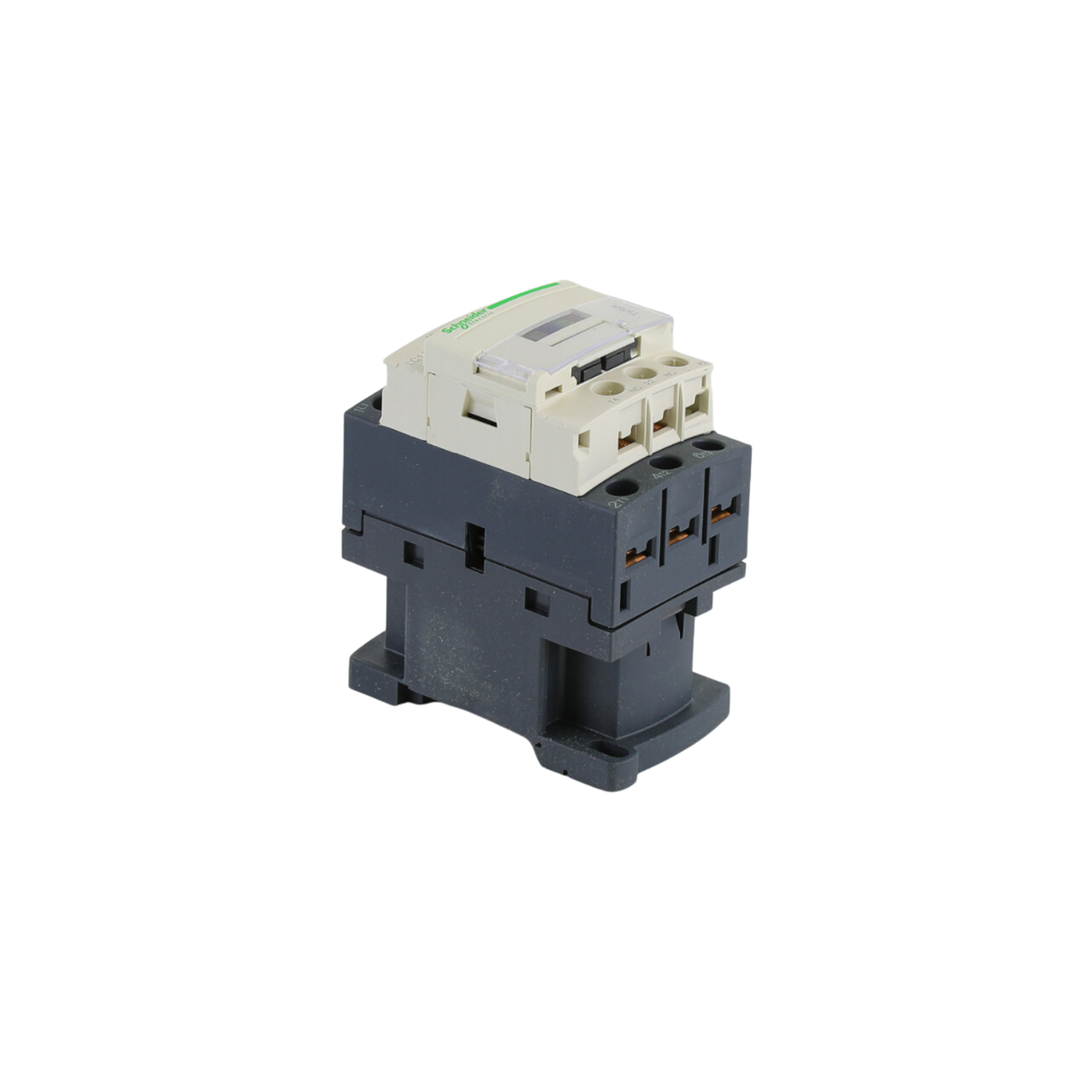 Schneider Electric (Square D) LC1D09B7 Non-Reversing Type with Screw Terminals, 24VAC Coil, 3 Pole, 9A, 1N/O 1N/C Electrical Contactor