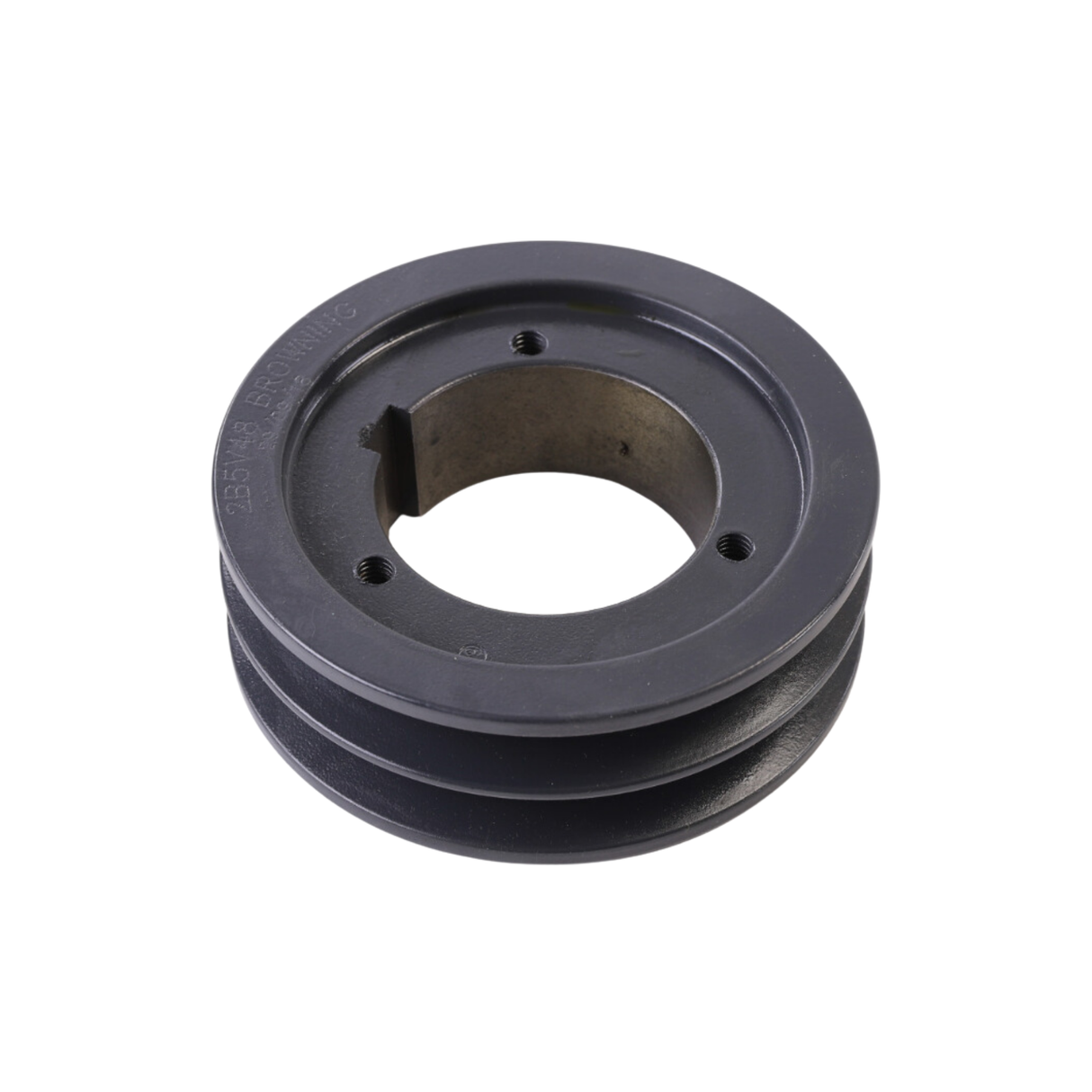 Browning 2B5V48 5.08" Outside Diameter, 0.5" - 2.4375" Bushing Bore Range, Two Groove B5V, Gripbelt Sheave with 4L, A, AX, 5L, B, BX, 5V, and 5VX Belts