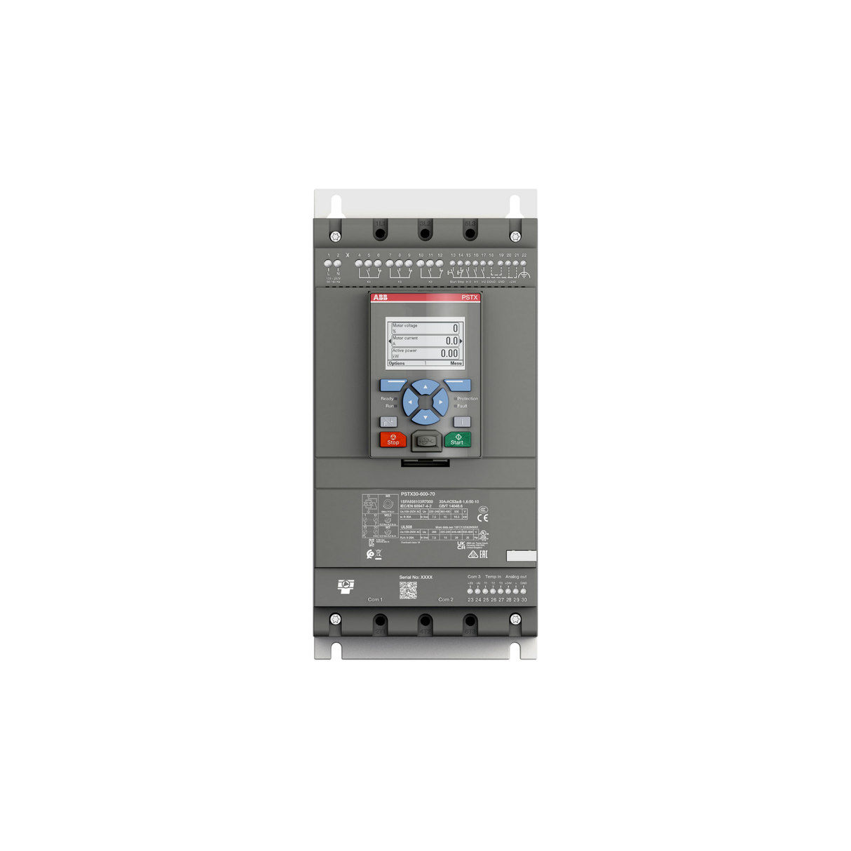 ABB PSTX30-600-70 208-600 V 30 A Softstarter