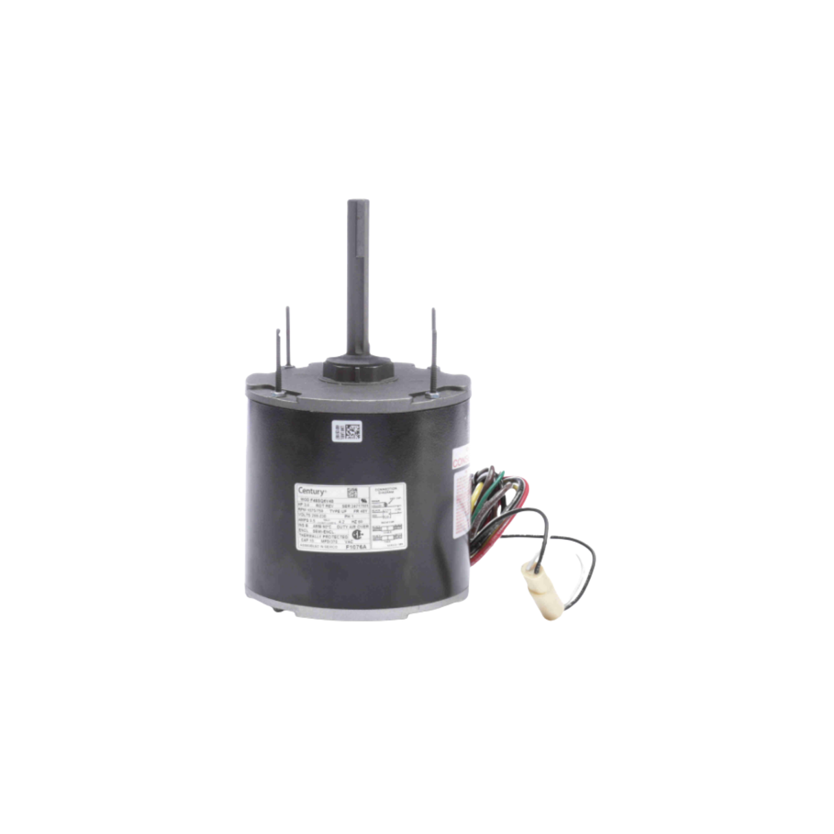Regal Rexnord - Century Motors F1076A 208-230 V 60 Hz 1075/750 RPM 3/4 HP Reversible Motor