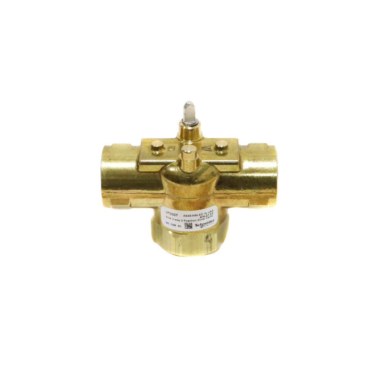 Schneider Electric (Erie) VT3327 3/4" NPT, 3-Way, 7.5 Cv, 2 Position Valve Body, Zone, Valve