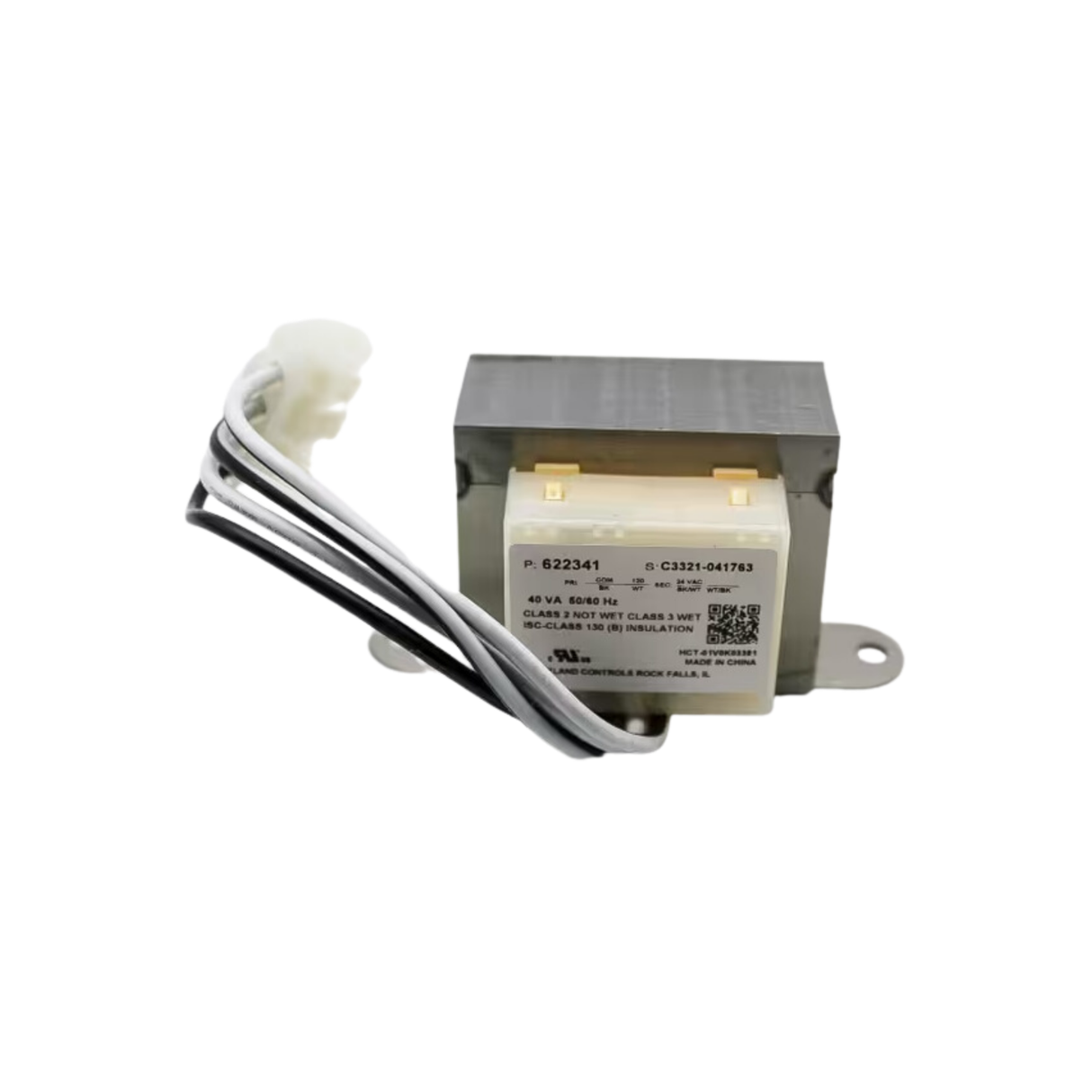 Nordyne 622341 Primary Voltage 120 V, Secondary Voltage 24 V @ 40 VA Transformer