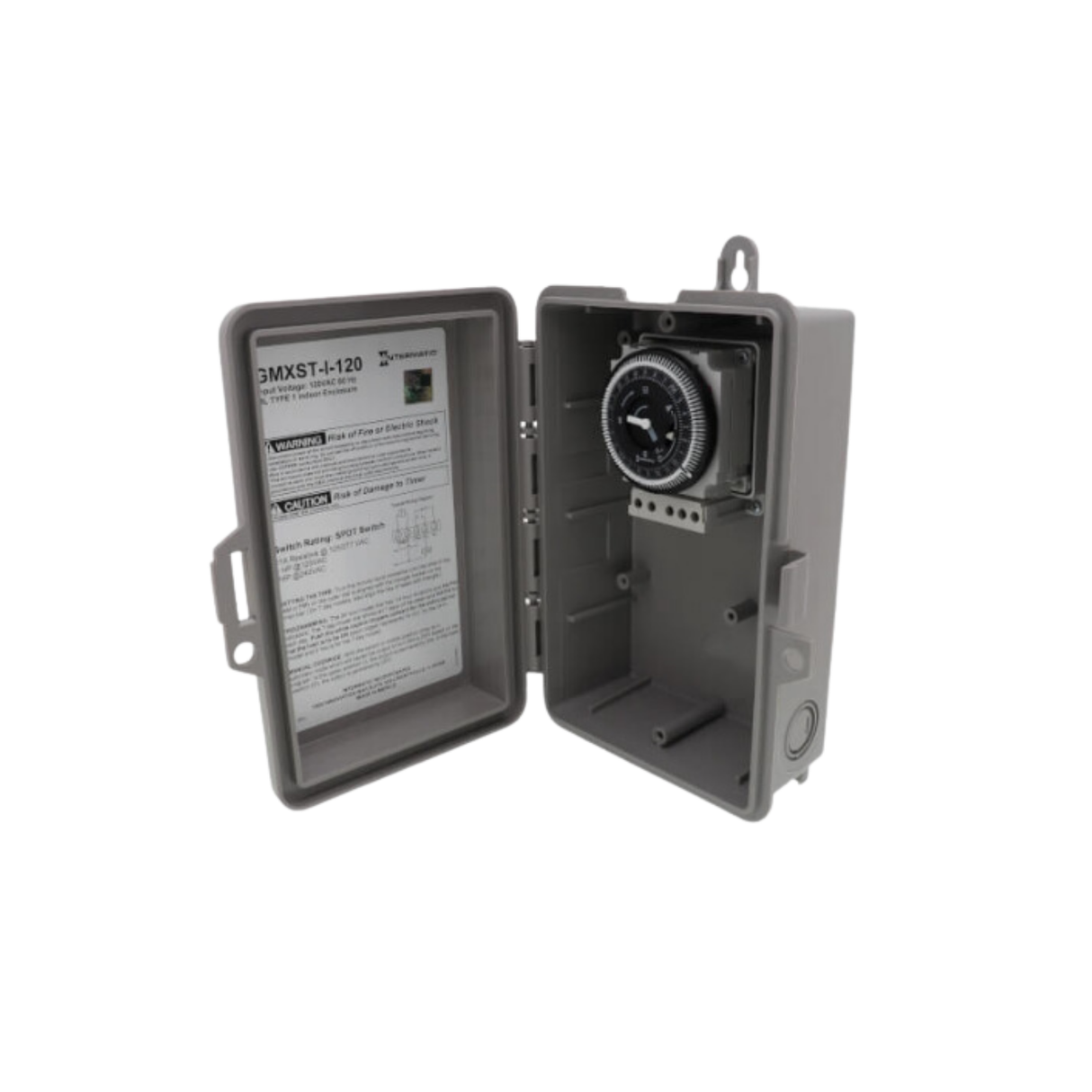 Intermatic GMXST-I-120 120 V 21 A 24-Hour SPDT Synchronous Electromechanical Timer