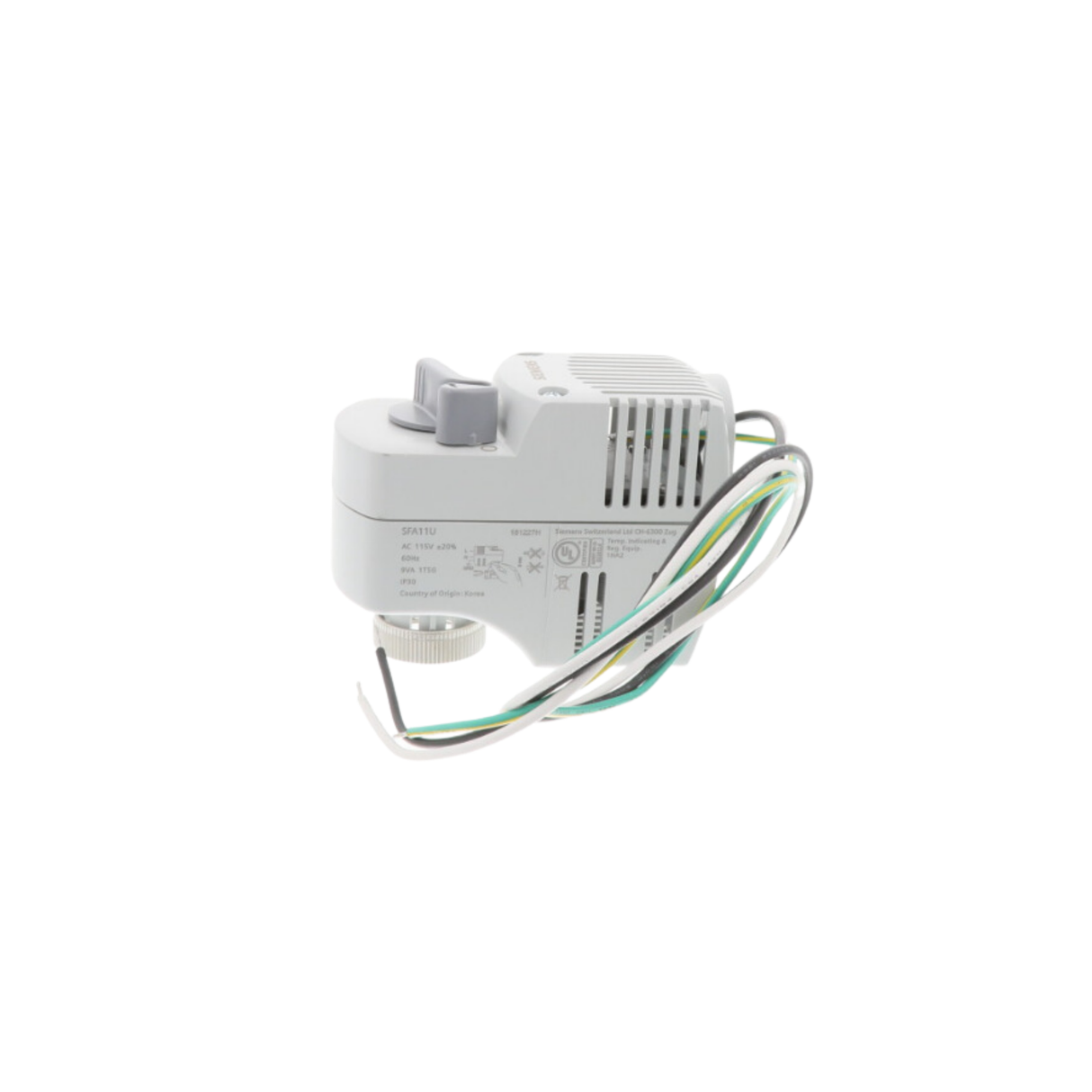 Siemens Building Technology SFA11U 120V, 2 Position, Spring Return, Normally Closed, Electronic, Zone Valve Actuator