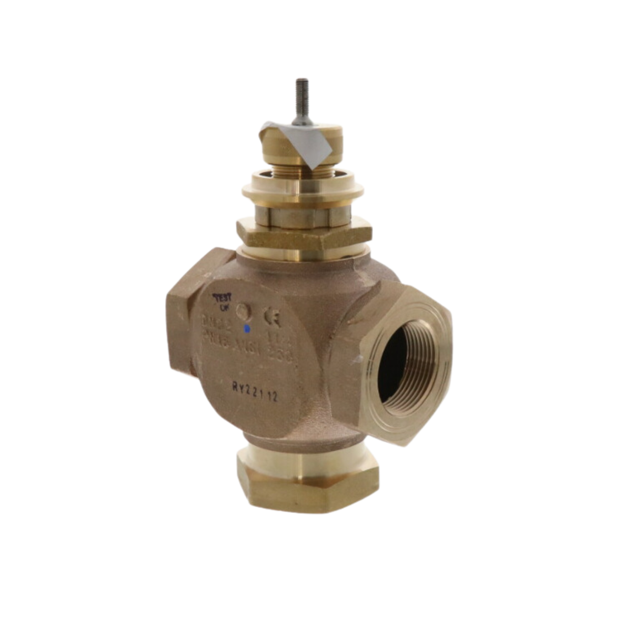 Johnson Controls VG7842PT 1 1/4" NPT Connection Size, 3 Way Mixing, Linear Flow, Globe, Valve