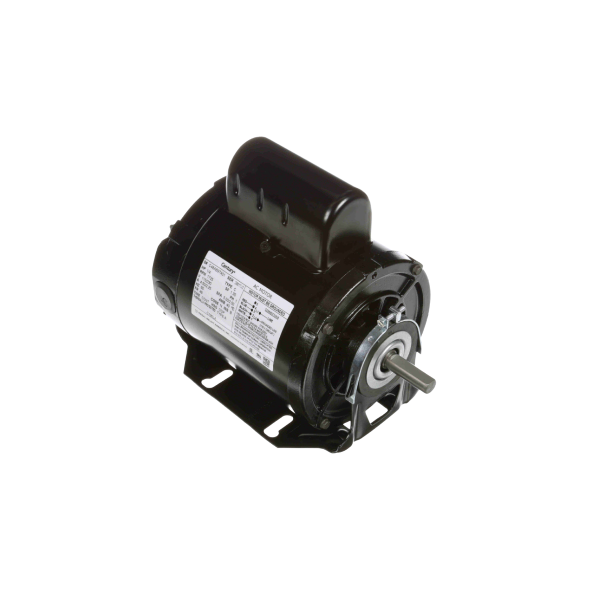Regal Rexnord - Century Motors C196LA 115/230 V 60 Hz 1725 RPM 1/4 HP Reversible Motor