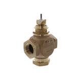 Johnson Controls VG7842PT 1 1/4" NPT Connection Size, 3 Way Mixing, Linear Flow, Globe, Valve