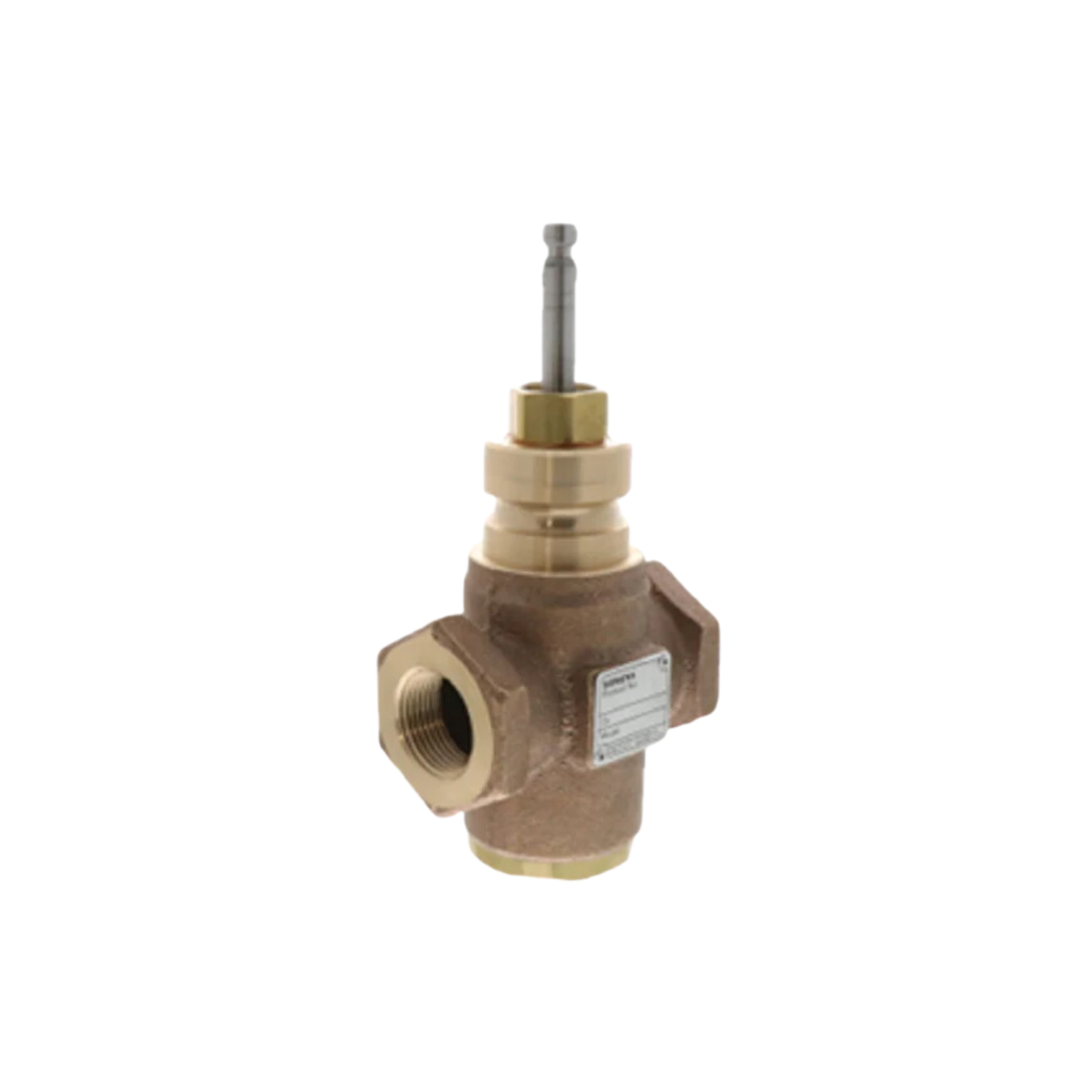 Siemens Building Technology 599-03168 1 1/4" NPT 2-Way Normally Open Stroke-Globe Bronze Body with Brass Trim Valve