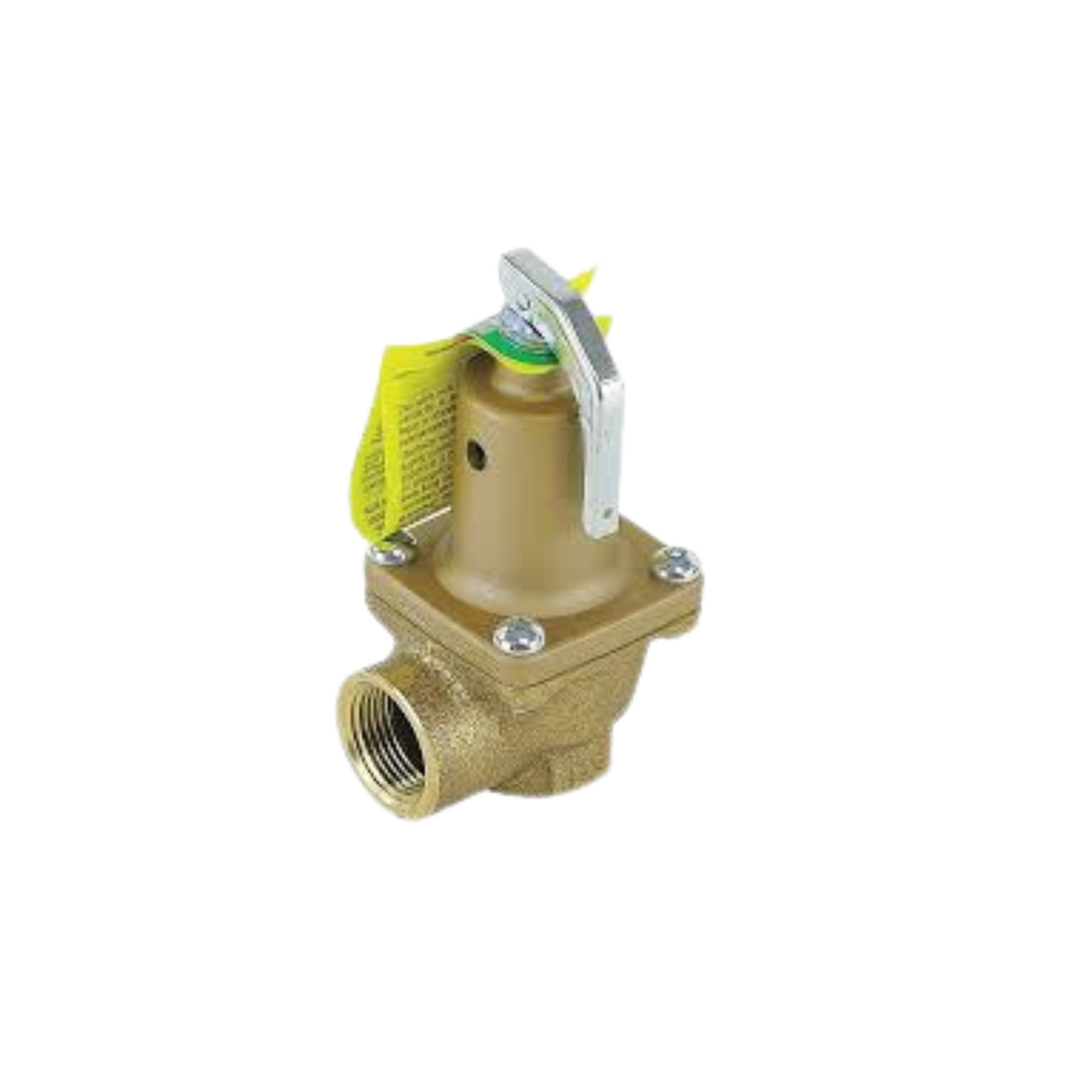 Watts 0121524 1 1/4" Female NPT 30 to 150 PSI Lead Free Copper Silicon Alloy Boiler Pressure Relief Valve